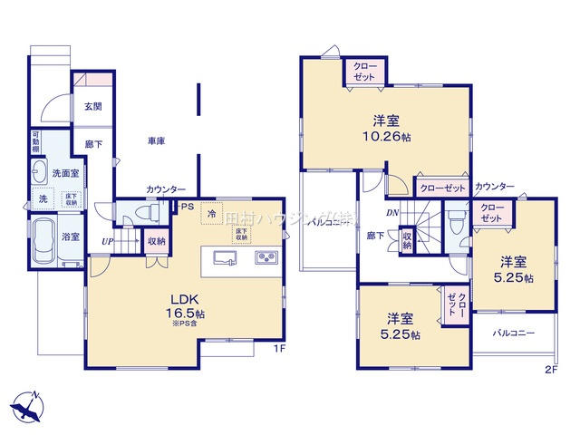 ふじみ野駅 徒歩24分 構造:木造土地面積:120.53平米 ( 36.46坪 ) 建物面積:105.57平米 ( 31.93坪 )